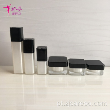 Frasco de creme Embalagem de cosméticos Conjuntos de frascos de plástico supridor